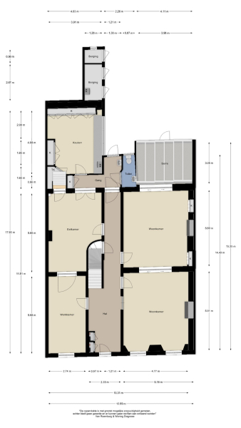 Floor Plan 2 - Rapenburg 16